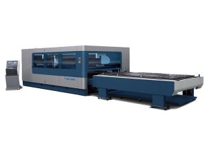 cnc ලෝහ කාර්මික ලේසර් කැපුම් යන්ත්රය 380v / 50hz 1kw 1.5kw ලේසර් ප්රභවය